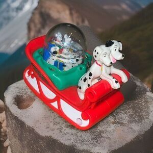Snow Globe 101 Dalmatians Lady and Tramp 1996‎  Disney McDonald's Disney Rare